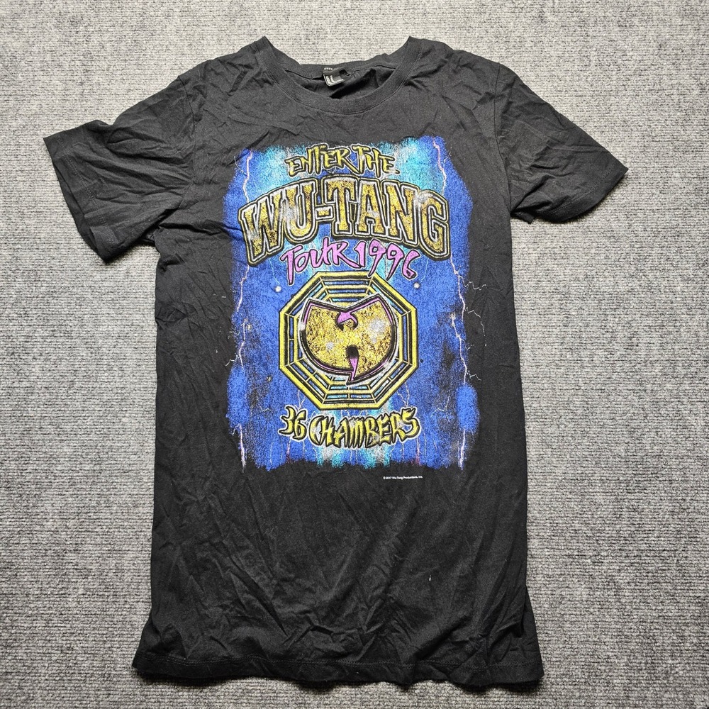 Wu-Tang Clan 36 Chambers Tour 1996 Lace Up Back Graphic Tee Medium Forever 21